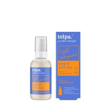 TOŁPA Krem do twarzy z filtem SPF50 przeciw przebarwieniom oddychający 45ml