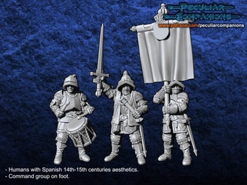 Spaniard Humans - Command Group 3x - Dowódcy