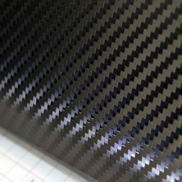 3D УГЛЕРФОЛЬГА ЧЕРНЫЙ ШПОН МАТОВЫЙ ЧЕРНЫЙ АВТОМОБИЛЬ 3М x 0,3М + РАКЛА