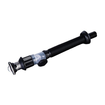 Sink Drain Pipe Sink Strainer Easy to Install Flexible Expandable black