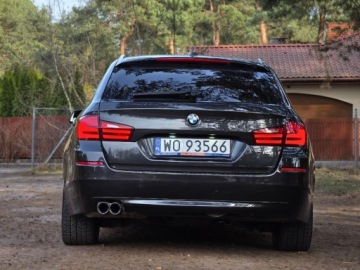 BMW Seria 5 F10-F11 Touring 530d 258KM 2011 BMW Seria 5 X-Drive Jasne Skory Komfort Head Up Panorama Hak Webasto 3.0, zdjęcie 4