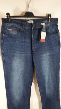 TOMMY HILFIGER SPODNIE JEANS W38 L32