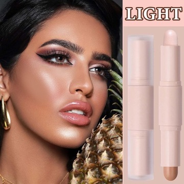 Крем-карандаш для контуринга, 2 цвета, кремовая бронзовая палитра для контуринга