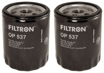 2× FILTRON OP 537 FILTR OLEJE