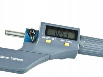 ЭЛЕКТРОННЫЙ МИКРОМЕТР 0–25 мм 0,001 мм CASE G01487 LCD PRECISION GEKO