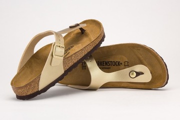 Klapki Damskie Birkenstock 1016109 GIZEH BF NARROW Złote 37