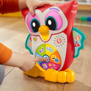 FISHER PRICE LINKIMALS interaktywna SOWA edukacyjn