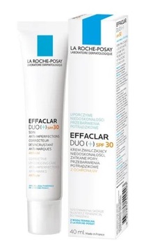 LA ROCHE EFFACLAR DUO+ SPF30 KREM NA TRĄDZIK 40ml