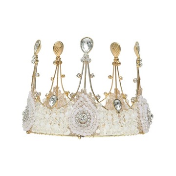 Tiara ślubna Korona Eleganckie dodatki do włosów panny młodej Urok 14,5 cm x 12 cm