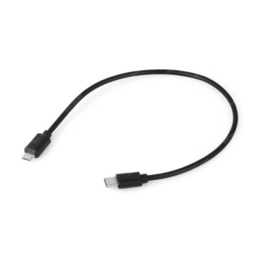USB Type C — короткий кабель OTG micro USB длиной 30 см.