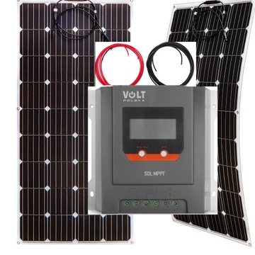 PANEL SOLARNY elastyczny 200W 18V FLEX 20A MPPT kable
