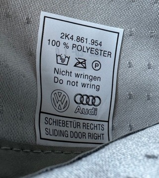 VW Caddy SB IV 2020-2024 Новый оригинальный комплект оконных штор