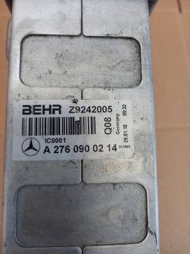 CHLADIČ INTERCOOLER MERCEDES X253 C253 GLC W205 W213 W222 A2760900214