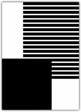 Plakat Balance Geometria bez ramy 45x60 kwadrat