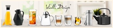 Термостаканы для кофе эспрессо Vialli Design AMO 50мл, 2 шт.