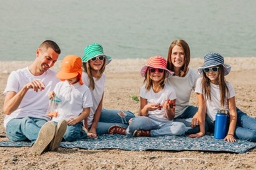 Koc mata piknikowy plażowy na biwak 200x150cm BANZ
