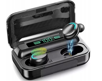 SŁUCHAWKI BEZPRZEWODOWE BLUETOOTH 5.1 F9 - PRO MODEL 2023 TWS + POWERBANK