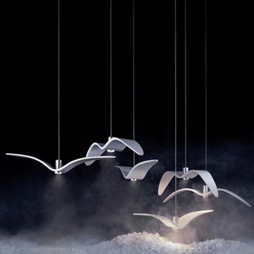 ЛЮСТРА СВЕТОДИОДНАЯ ПОДВЕСНАЯ СВЕТИЛЬНИК ЧАЙКА МОДЕРН (C)