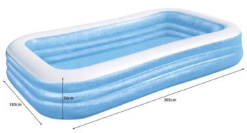 САДОВЫЙ БАССЕЙН + НАДУВНАЯ КРЫШКА 305X183 см 54009