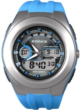Młodzieżowy Zegarek Duży DualTime XONIX WR100m