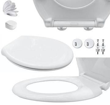 УНИВЕРСАЛЬНОЕ съемное сиденье для унитаза с плавным закрыванием