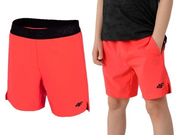 Szorty sportowe 4F JSKMTR002 treningowe 158-164