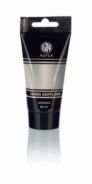 Farba akrylowa Artea 60 ml srebrna