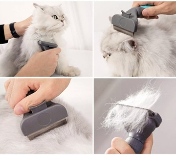 Расческа TRIMER, матовая щетка, удаляет мертвую шерсть собак и кошек L Tz6L.