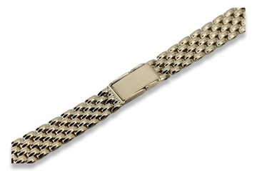 Złota bransoleta 14k 585 do zegarka damskiego lbw004y 14k żółte złoto 14cm-