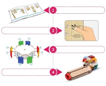 KALEJDOSKOP - MECHANICZNE PUZZLE 3D SMARTIVITY Z ILUZJAMI ŚWIATŁA