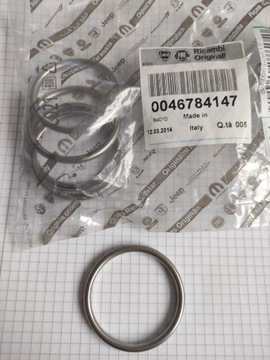 PIERŚCIEŃ USZCZELNIAJĄCY RURA WYDECHOWA FIAT FORD