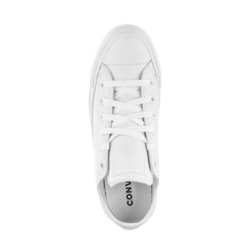 Buty Skórzane Trampki Converse Chuck Taylor 136823C Białe