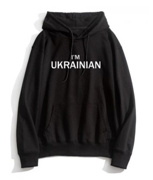 Bluza z kapturem hoodie I`M UKRAINIAN Zełenski 3XL