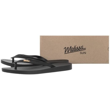 Buty Damskie Klapki Japonki Melissa Sun Flip Flop 33493 Czarne