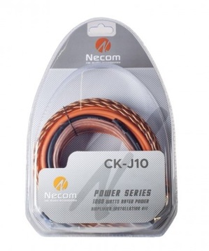 KABLE NECOM CK-J10 kompletny zestaw do wzmacniacza
