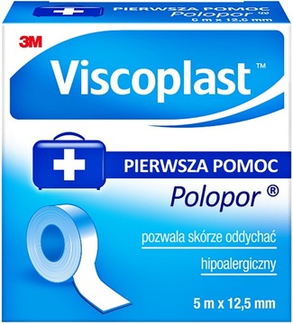 VISCOPLAST POLOPOR PLASTER DO CIĘCIA 5m x 12,5mm