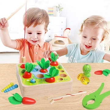 ZABAWKI MONTESSORI, DREWNIANE ZABAWKI ROZWIJAJĄCE ZDOLNOŚCI MOTORYCZNE