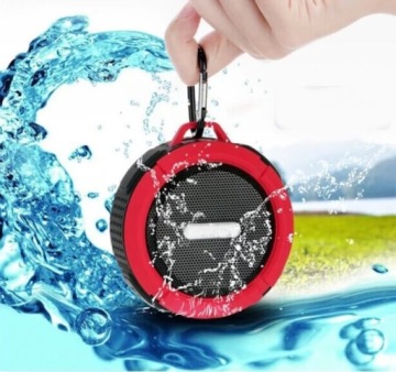 Мини-водонепроницаемый динамик Bluetooth с присоской, белый