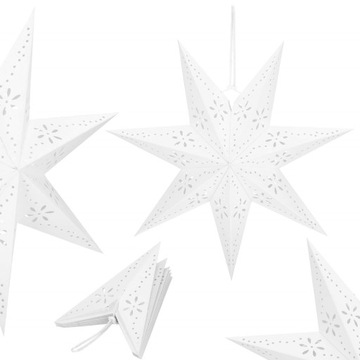 GWIAZDA PAPIEROWA AŻUROWA ŚWIĄTECZNA WITRAŻ 50cm