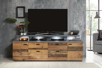 Тумба под телевизор, антикварный комод-чердак, с 2 ящиками Umore