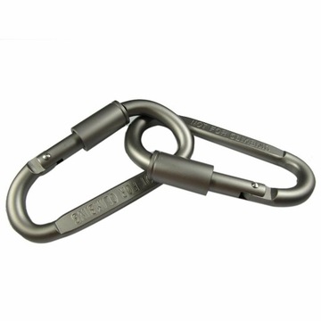 КАРАБИН SHAGLE, СЕРЫЙ АЛЮМИНИЙ