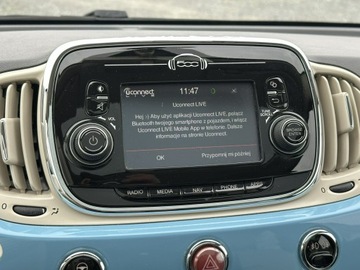 Fiat 500 II Seria 4 1.2 69KM 2016 Fiat 500 1.2 69KM 2016r lounge,, zdjęcie 17