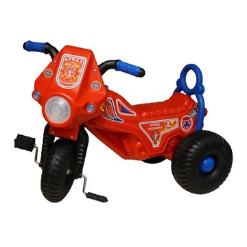 Rowerek trójkołowy - Motor HARY Straż, czerwony