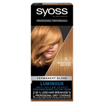 Syoss SalonPlex farba 8-7 Miodowy Blond