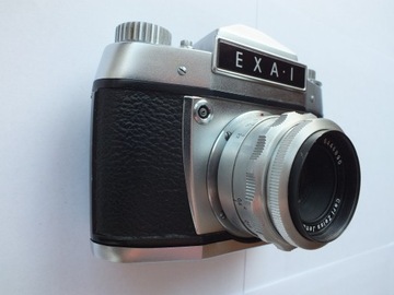 EXA 1 + Tessar 50 мм 1:2,8 - ухоженный - функциональный
