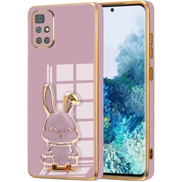 ETUI GLAMOUR DO XIAOMI REDMI 10 / REDMI 10 2022 KRÓLIK UCHWYT SILIKON SZKŁO