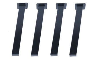4x NOGA DO STOŁU NOGA KWADRATOWA CZARNA 42CM