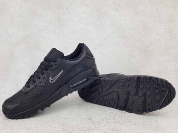 NIKE AIR MAX 90 DX2651 001 BUTY MĘSKIE CZARNE SKÓRZANE SNEAKERS