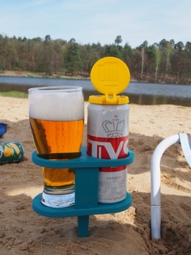 ДЕРЖАТЕЛЬ ДЛЯ ДВУХ БАНОК И БОЛЬШЕ (ВГОНЕННЫЙ В ЗЕМЛЮ) ИДЕАЛЬНО ДЛЯ ПЛЯЖА