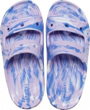 Męskie Buty Klapki Crocs Baya Marbled Sandal 38-39